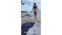 Auhneesh Nicole Nude video Beach Sex Tape