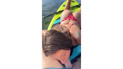 Mathema-Kitten Paddleboard Quickie Fuck (Pov And Sillhouette View) 587